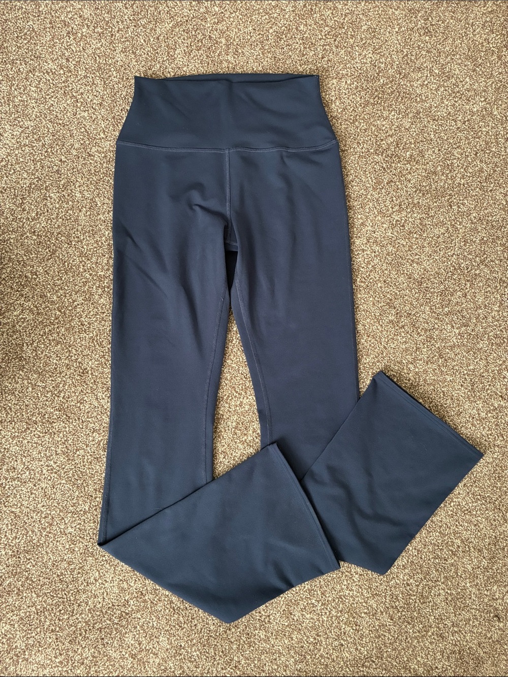 ALO Yoga Navy Blue Flare Leggings size small